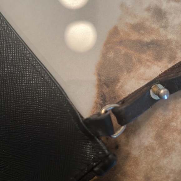 ๐ฃSOLD๐ฃ GIVENCHY Textured Coated Canvas Rottweiler Print Small Pouch Black - Picture 9 of 10